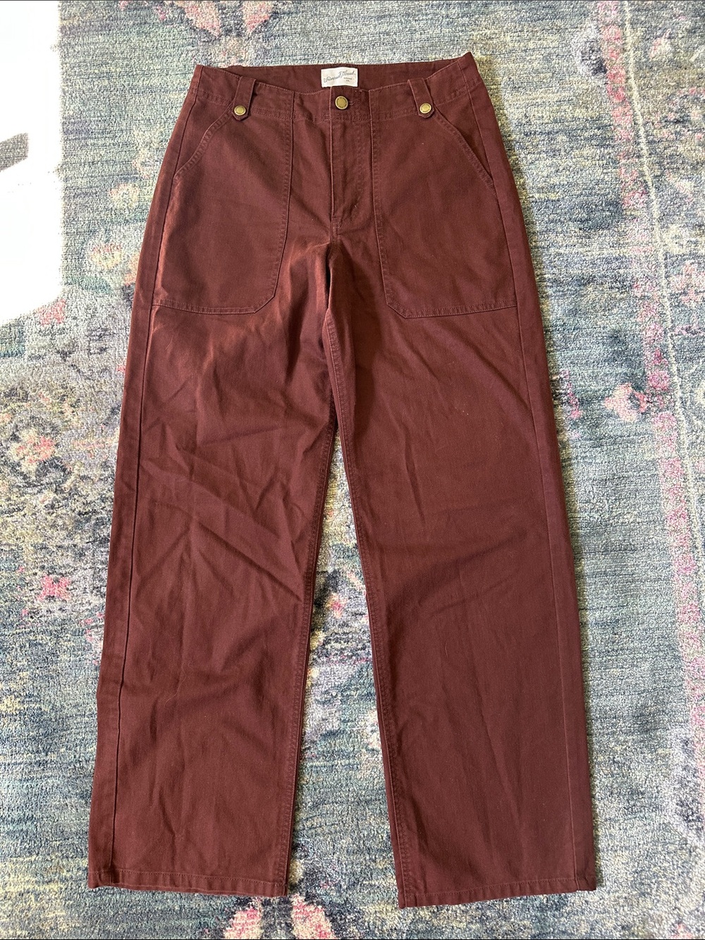 Universal Thread Women’s 6 Wide-Leg Pants in Brown Like New for Autumn!